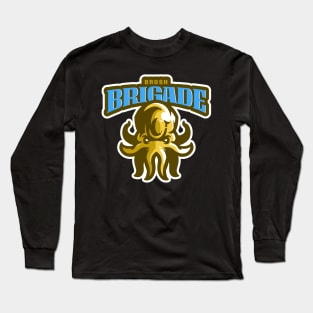 Brush Brigade Kraken Logo IV Long Sleeve T-Shirt